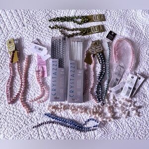 Cultured Pearl & Glass Pearl Jewelry Making Set❣️